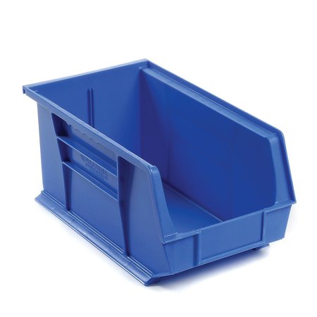 GLOBAL INDUSTRIAL Storage Bin, Plastic, 7 in H, Blue 269684BL